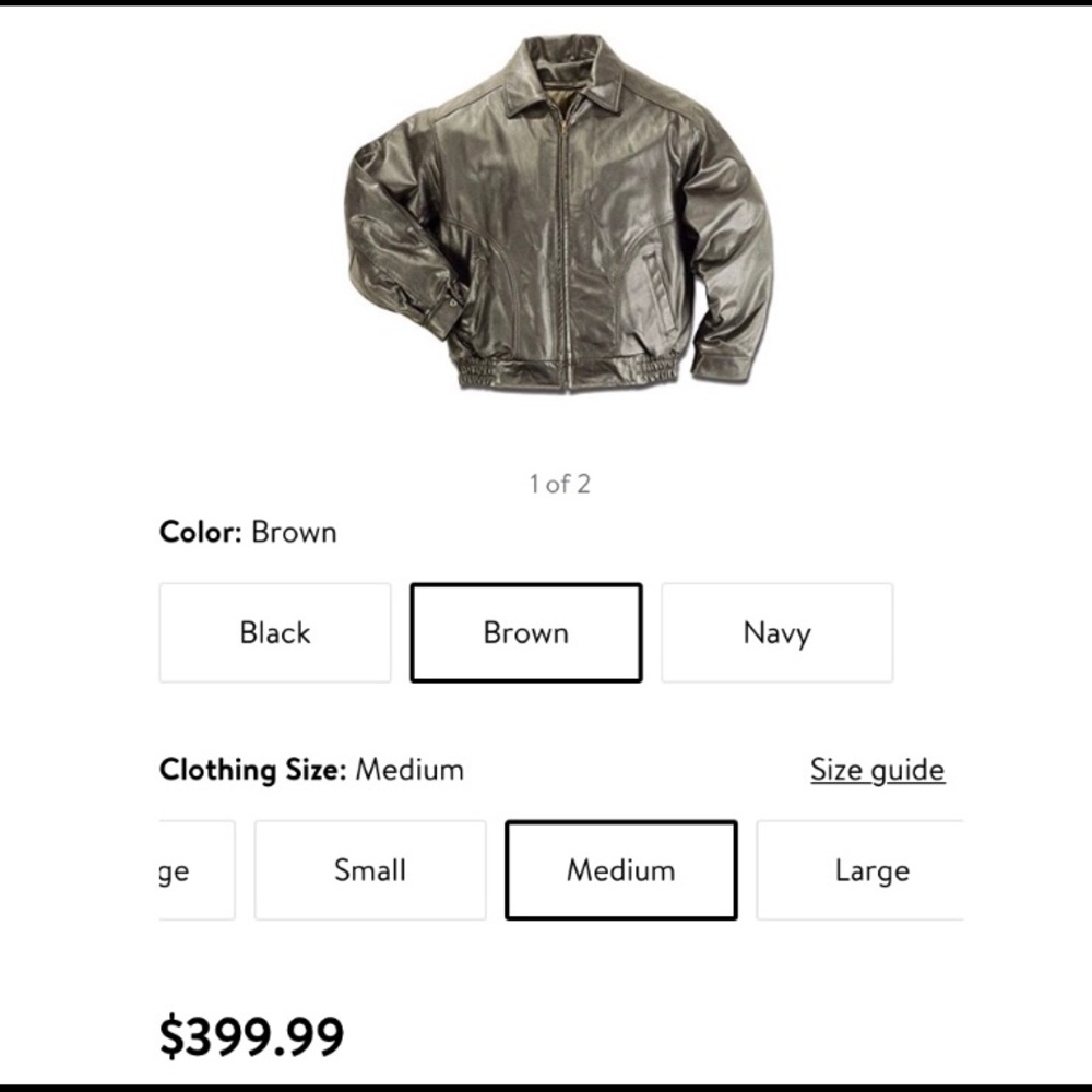High End Reed Leather Jacket. (Heavy) - Picture 8 of 8